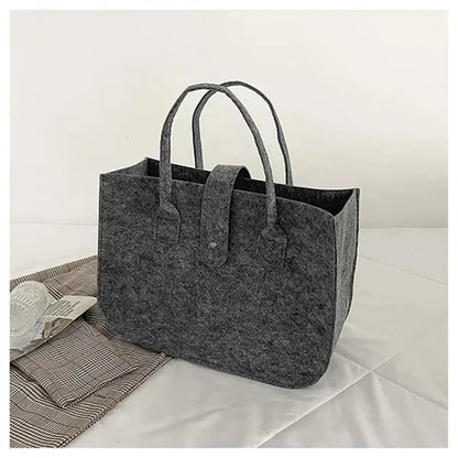 Large Capacity Felt Durable Shopping Storage Bag