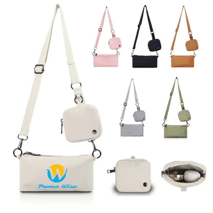 Multifunctional Canvas Crossbody Sling Bag