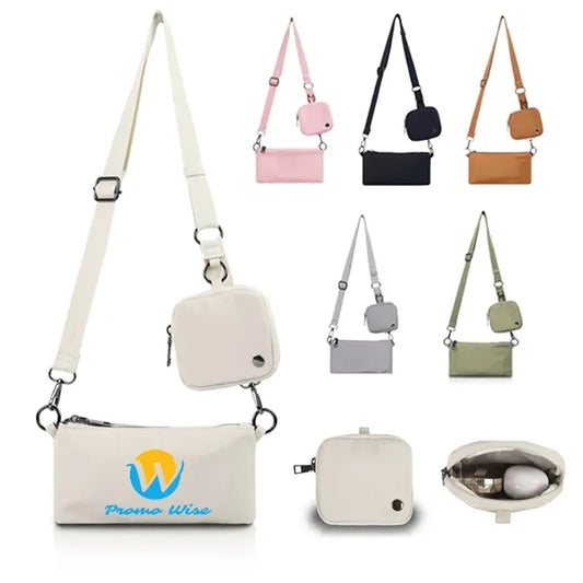 Multifunctional Canvas Crossbody Sling Bag