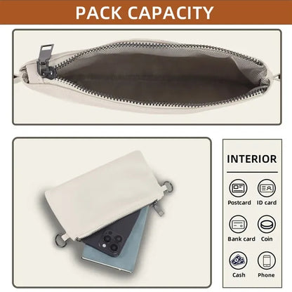 Multifunctional Canvas Crossbody Sling Bag