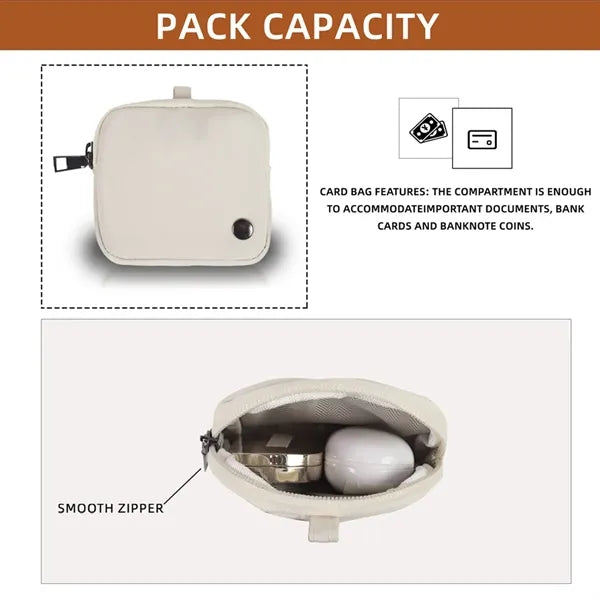 Multifunctional Canvas Crossbody Sling Bag