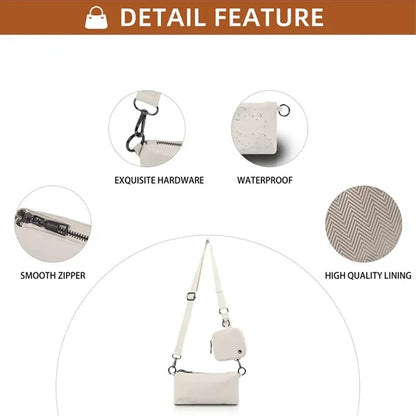 Multifunctional Canvas Crossbody Sling Bag