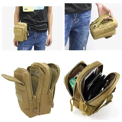Outdoor Multifunctional Oxford Cloth Tactical Waist Bag