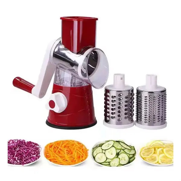 Multifunctional Hand-Cranked Roller Vegetable Cutter