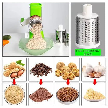 Multifunctional Hand-Cranked Roller Vegetable Cutter
