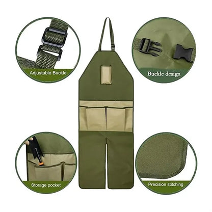 Gardening Multi-Pocket Oxford Cloth Extended Garden Apron