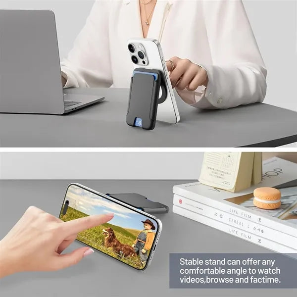 Durable Magnetic Mobile Phone Anti-Fall Card Holder