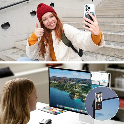 Durable Magnetic Mobile Phone Anti-Fall Card Holder
