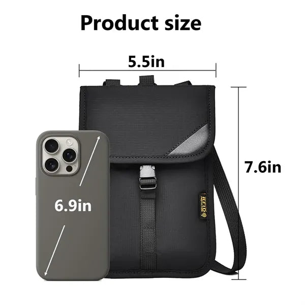 Small Crossbody Travel RFID Passport ID Purse Sling Bag
