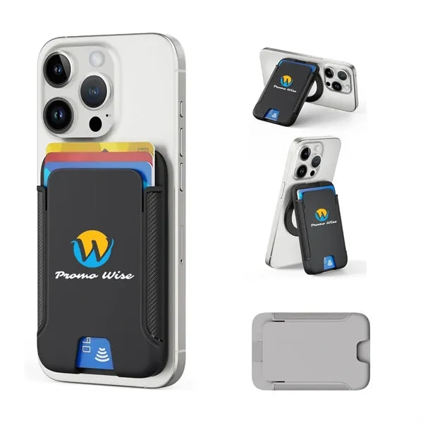 Durable Magnetic Mobile Phone Anti-Fall Card Holder