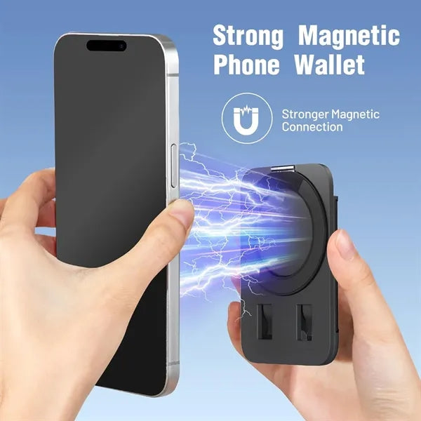 Durable Magnetic Mobile Phone Anti-Fall Card Holder