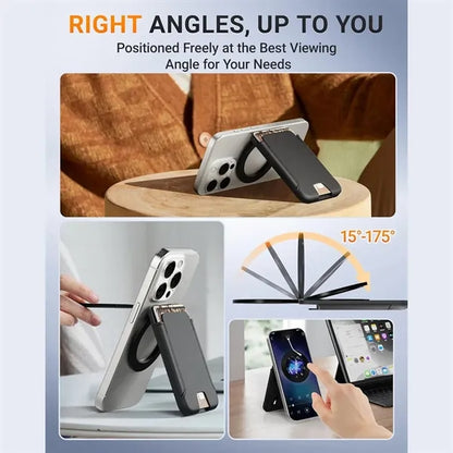 Durable Magnetic Mobile Phone Anti-Fall Card Holder
