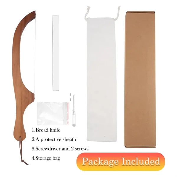 Stainless Steel Wood Saw Anti-Bend Bread Knife Slicer