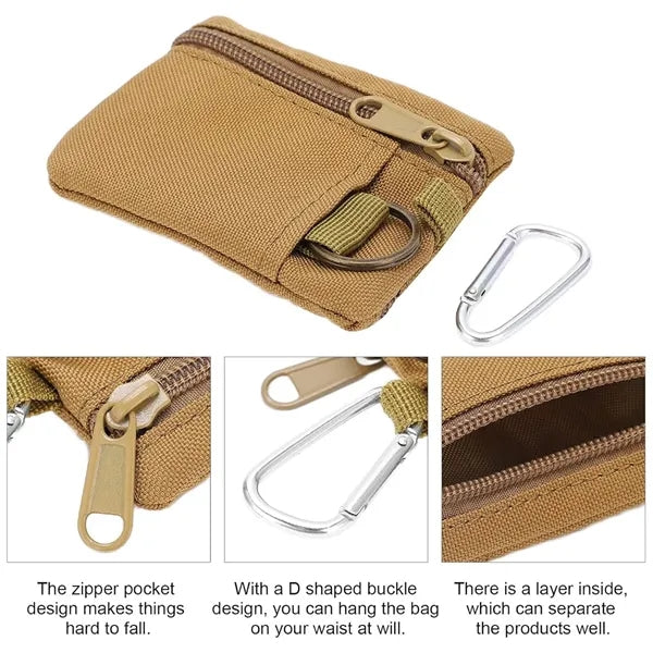 Outdoor Tactical Wallet Waist Coin Pouch Bag Purse
