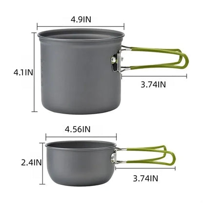 Outdoor Portable Camping Cookware Set
