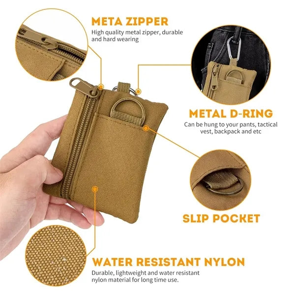 Outdoor Tactical Wallet Waist Coin Pouch Bag Purse