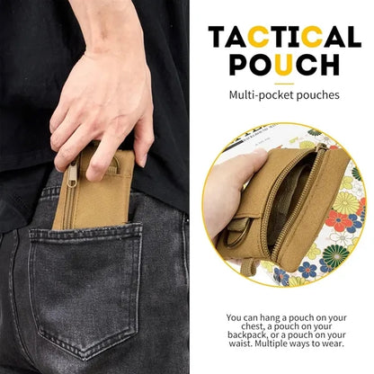 Outdoor Tactical Wallet Waist Coin Pouch Bag Purse