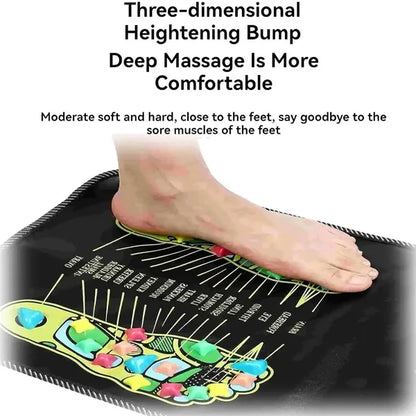 Colorful Convenient Cobblestone Foot Massage Mat