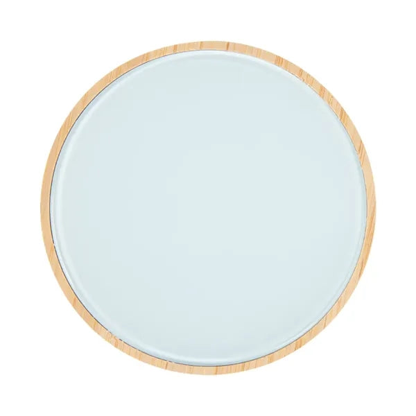 10W Glass & Bamboo Wireless Charger