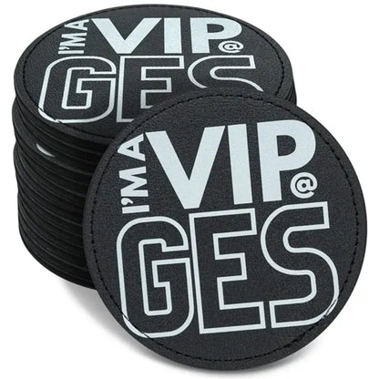Custom Leather Coasters