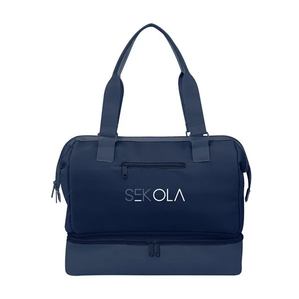 The Weekender Mini Travel Bag With Drop Bottom