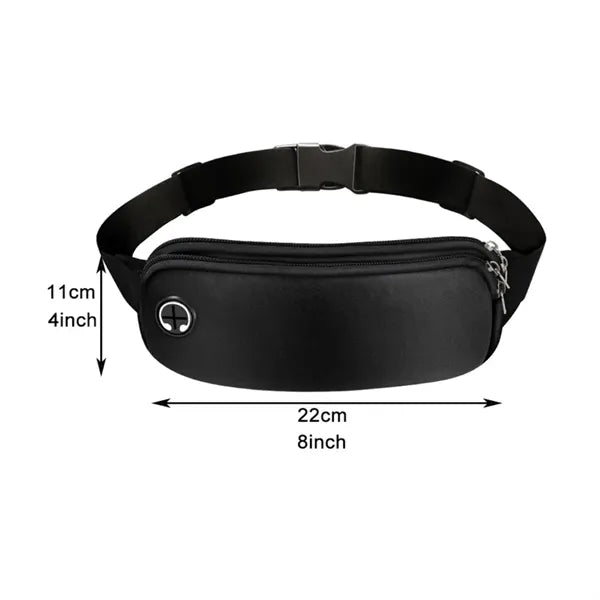 Sports Waist Bag W/ Earphone Charging Cable