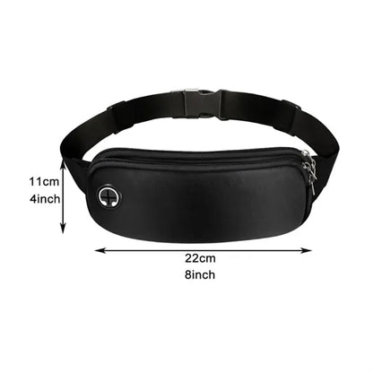Sports Waist Bag W/ Earphone Charging Cable