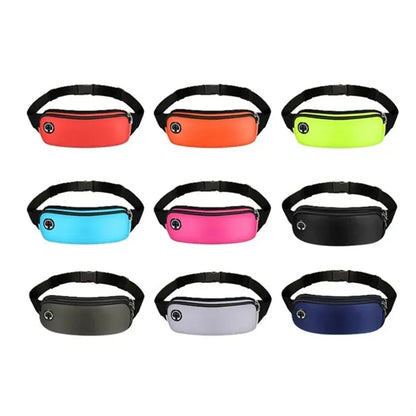 Sports Waist Bag W/ Earphone Charging Cable