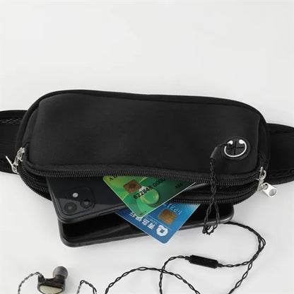 Sports Waist Bag W/ Earphone Charging Cable