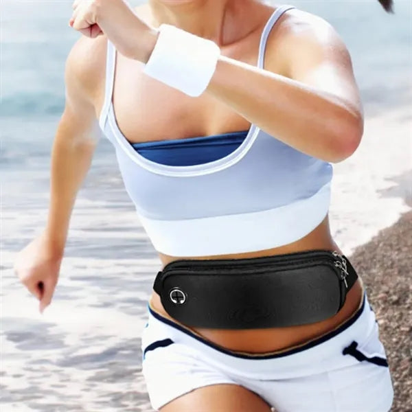 Sports Waist Bag W/ Earphone Charging Cable