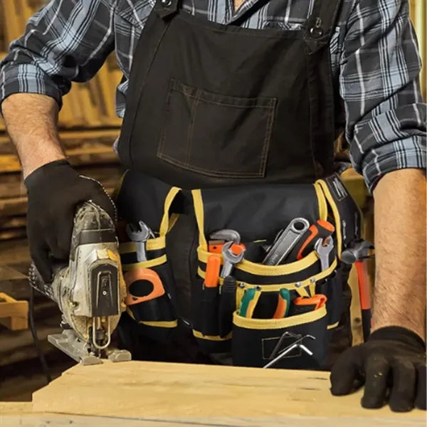 Durable Tool Belt W/ Adjustable Strap Multiple Pockets