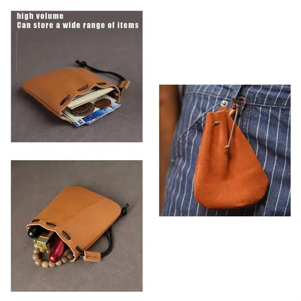 Drawstring Closure Wallet