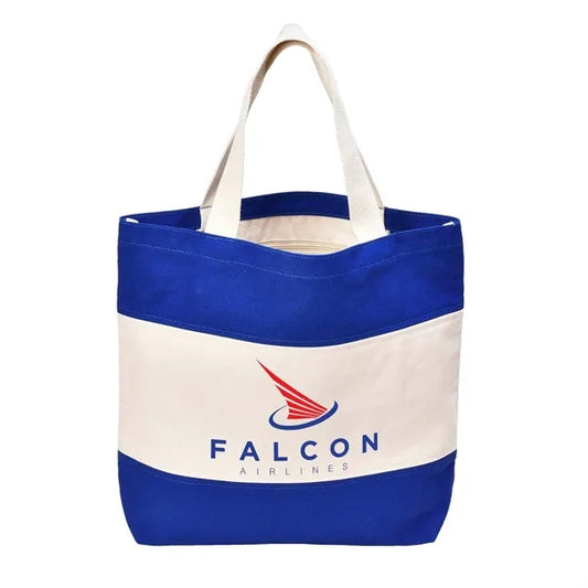 Striped Canvas Tote