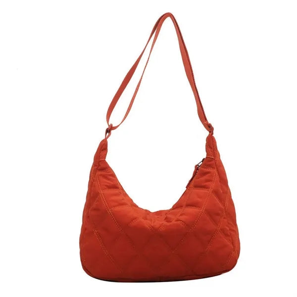Women's Quilted Puffer Tote - Shoulder/Crossbody
