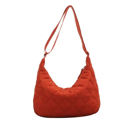 Women's Quilted Puffer Tote - Shoulder/Crossbody
