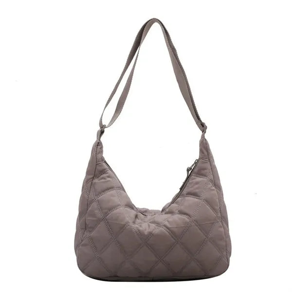 Women's Quilted Puffer Tote - Shoulder/Crossbody