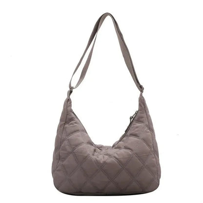Women's Quilted Puffer Tote - Shoulder/Crossbody