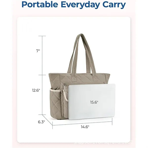 Women's Puffy Tote - Shoulder/Crossbody Travel