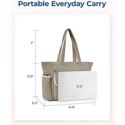 Women's Puffy Tote - Shoulder/Crossbody Travel