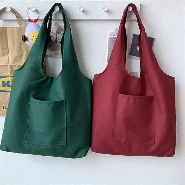 Women's Plain Canvas Tote Bag