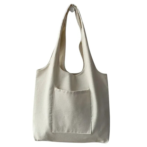 Women's Plain Canvas Tote Bag