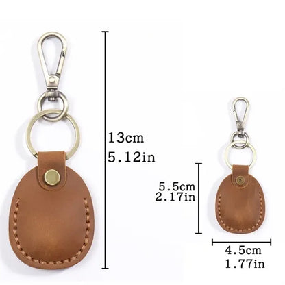 Leather Keychain Card Wallet