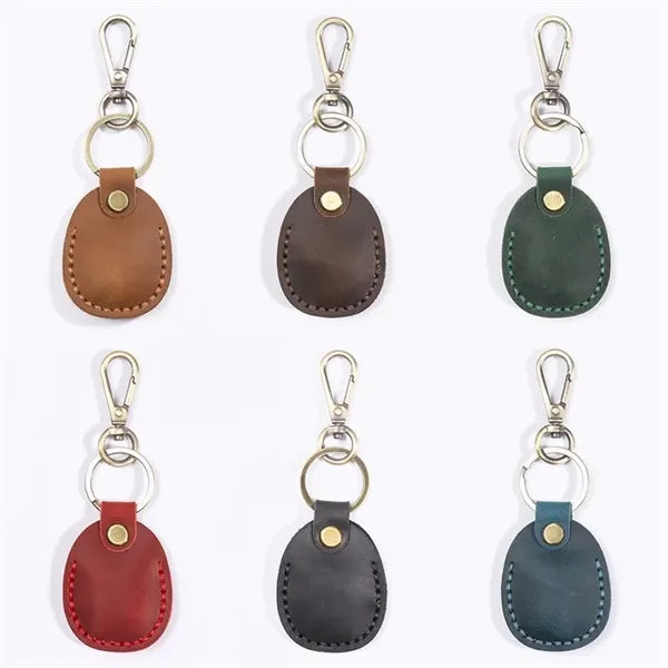 Leather Keychain Card Wallet