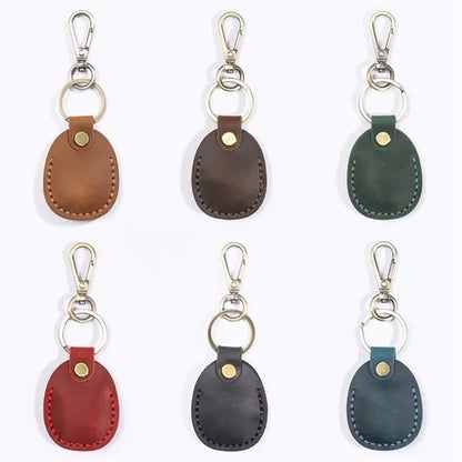 Leather Keychain Card Wallet