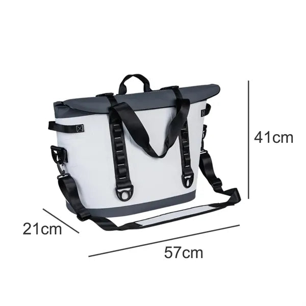 30L Heavy Duty Waterproof Cooler Tote Bag for Outdoor Use