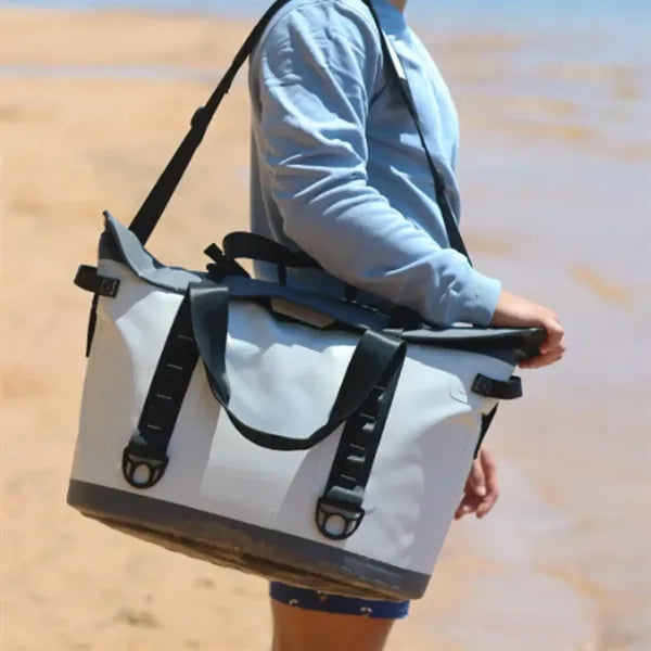 30L Heavy Duty Waterproof Cooler Tote Bag for Outdoor Use