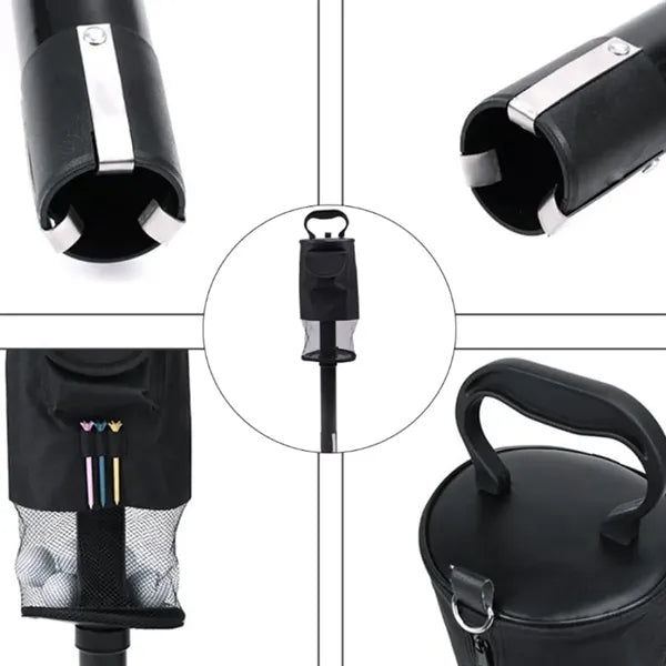 Portable Golf Ball Picker Tube W/ Detachable Mesh Bag