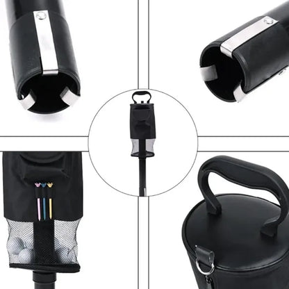 Portable Golf Ball Picker Tube W/ Detachable Mesh Bag