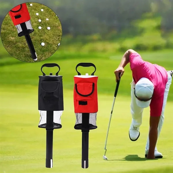 Portable Golf Ball Picker Tube W/ Detachable Mesh Bag