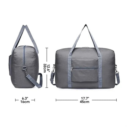 40L Foldable Travel Duffel Bag W/ Luggage Sleeve